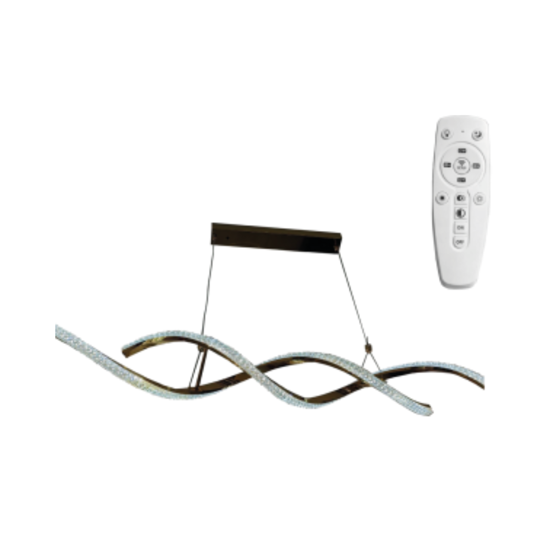 LÁMPARA TRICOLOR ESPIRAL